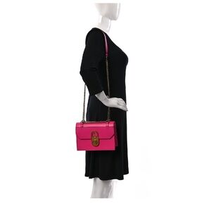 Calfskin Small Elisa Bag Hot Pink